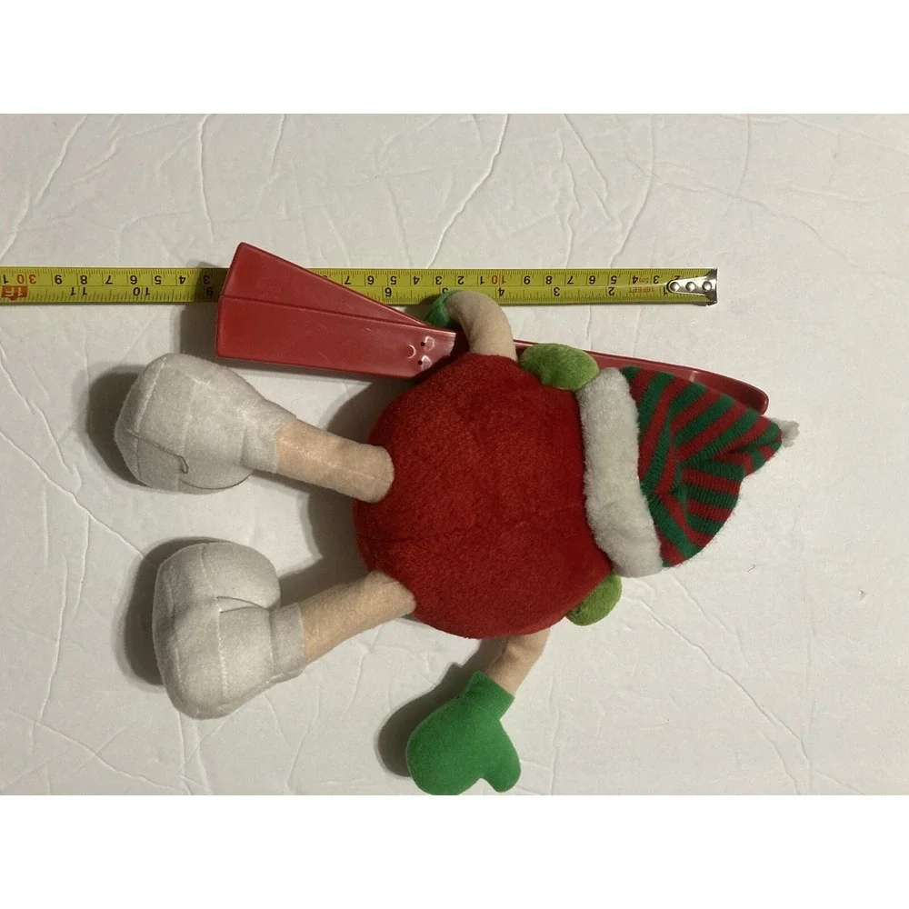 Mars‎ M&M's Red Plush Skiing Green Mittens